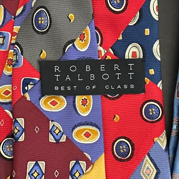 Robert Talbott Best Of Class Lot Of 2 Men's Silk Necktie - Picture 4 of 5